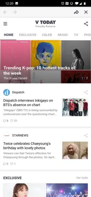 V LIVE - Star Live App​​ android App screenshot 1